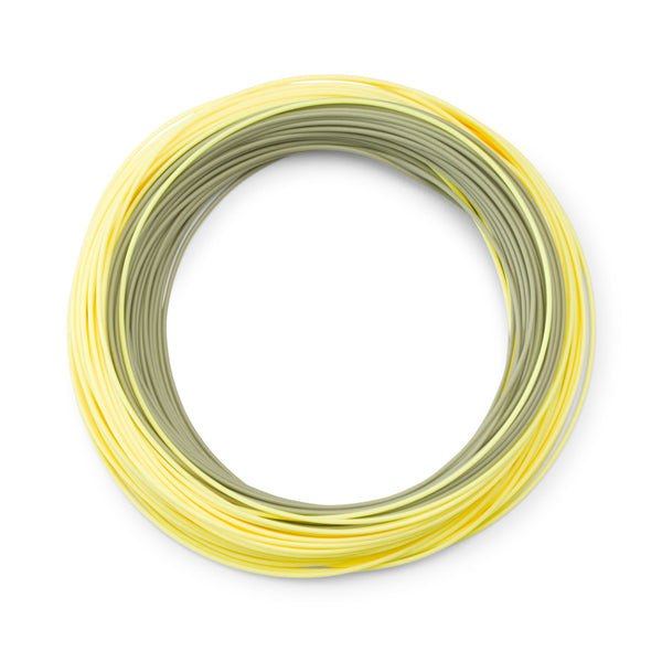 Soie Orvis Hydros Trout Double Taper DT — Light Olive / Pale Yellow