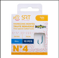 Hameçons montés truite renversé SRT 10 pcs - 70 cm