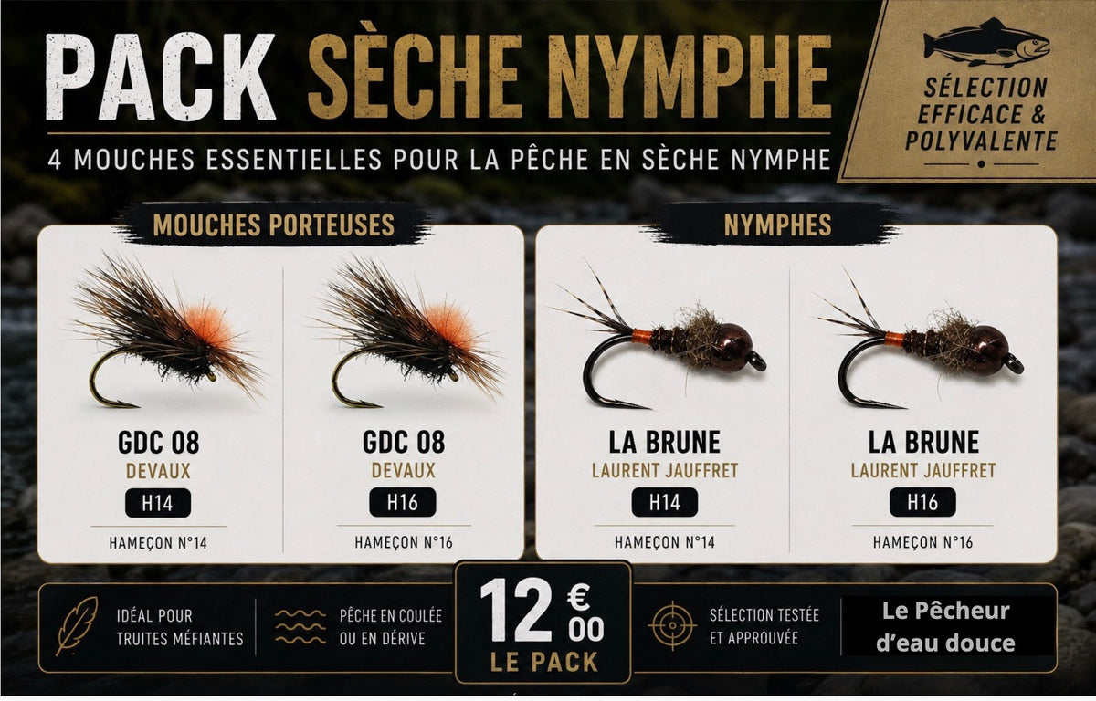 Pack Sèche Nymphe – Le conseil de Vincent