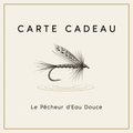 Carte cadeau Le Pêcheur d'Eau Douce, illustration d'une mouche artificielle