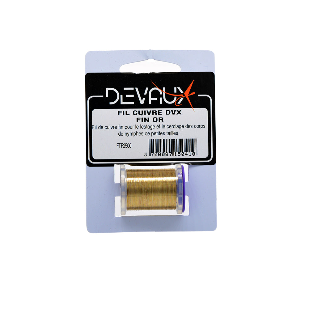 Devaux Fil Cuivre Fin Or FTF2500