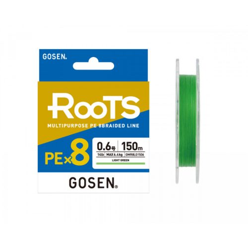 GOSEN Roots PE X8 0.8 150m Light Green