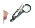 Loupe de pêche compacte 3 en 1 avec débouche-œillets, pince et coupe-fil