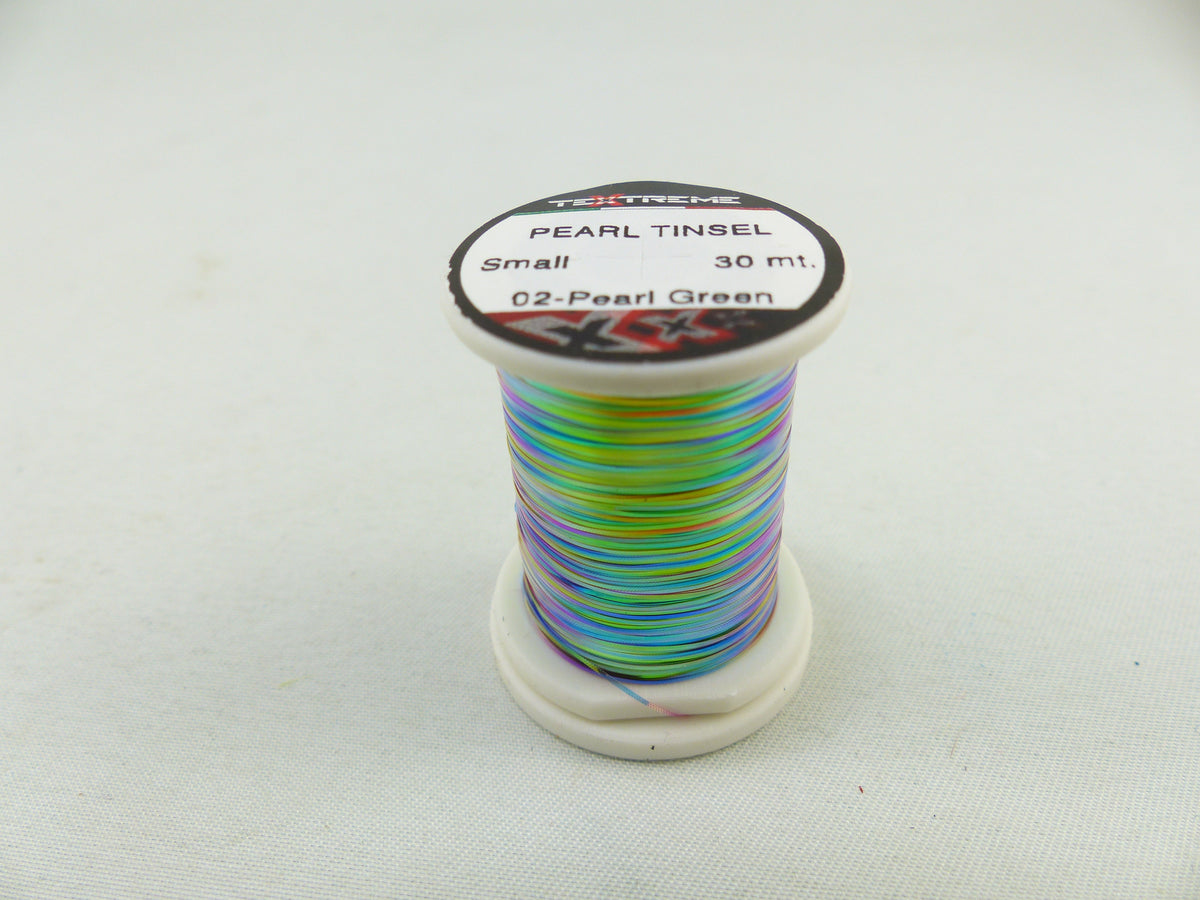 Textreme Pearl Tinsel Pearl Green