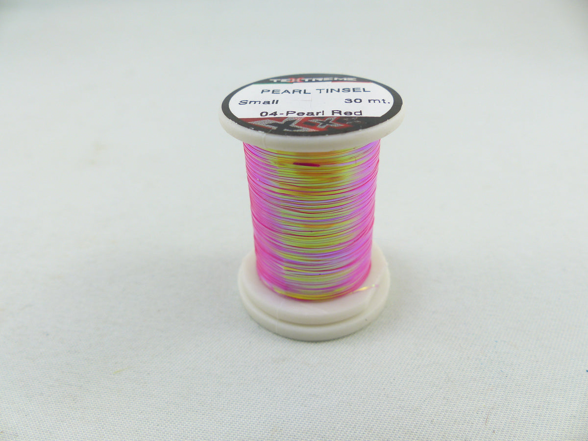 Textreme Pearl Tinsel Pearl Red