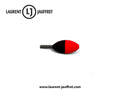 Gros flotteur pré-plombé Laurent Jauffret — sachet de 2