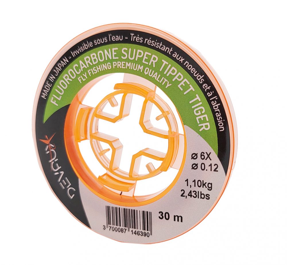Devaux Super Tippet Tiger Fluorocarbone 30 m - Le Pêcheur d’Eau Douce