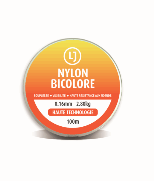 Nylon Bicolore LJ pour le Toc à la Nymphe – 100m - 0.12 mm - résistance 1,80 kg