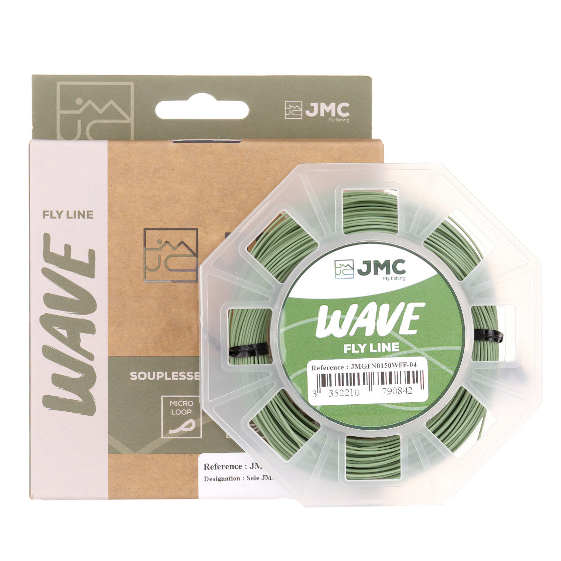 Soie JMC Wave WF flottante — vert mousse