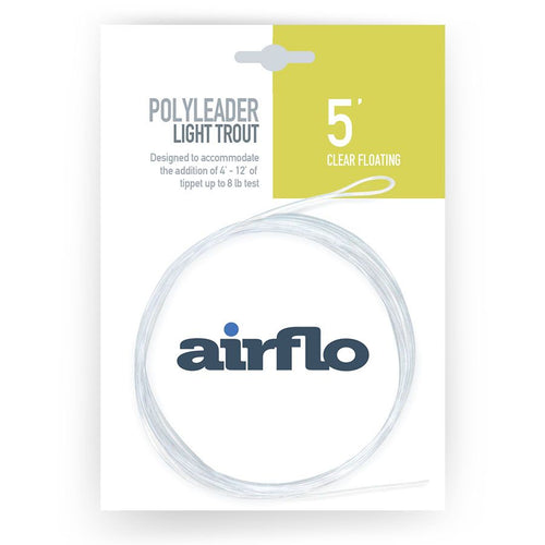 Airflo Light Trout Polyleader 5' Clear Floating
