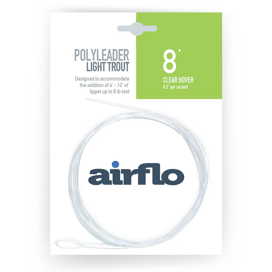 Airflo Light Trout Polyleader 8' Clear Hover