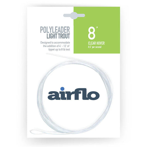 Airflo Light Trout Polyleader 8' Clear Hover