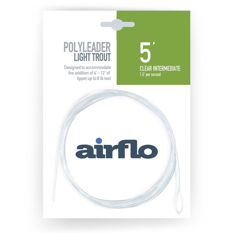 Airflo Light Trout Polyleader 5' Clear Intermediate
